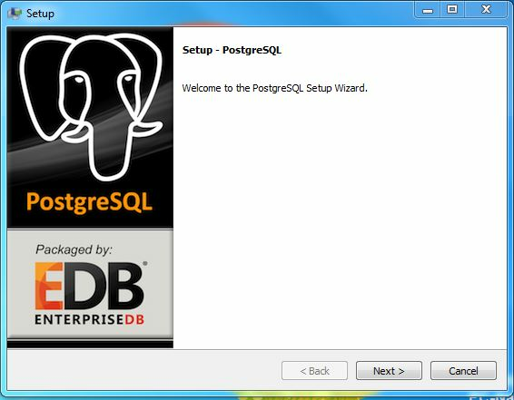 Neuinstallation von PostgreSQL 9.2 Starten Sie die Installation durch Doppelklick auf die Datei postgresql9.2.9-3-windows.exe. (Statt 9.2.9-3 kann auch eine andere Versionsnummer stehen, bei Version 8.