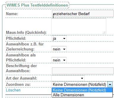 WIMES Handbuch 3 WIMESplus: freitextliche Zieldokumentation und verfolgung Mit der Version 2014.2 stellt das e/l/s-institut im WIMES-Web-Portal die Möglichkeit freitextlicher Zieldokumentation bereit.