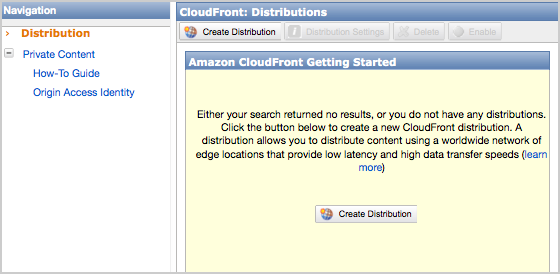 Schritt 6: Beschleunigen der Website mit CloudFront (optional) Schritt 6: Beschleunigen der Website mit CloudFront (optional) Um die Leistung der Website zu steigern, nutzen wir den Amazon