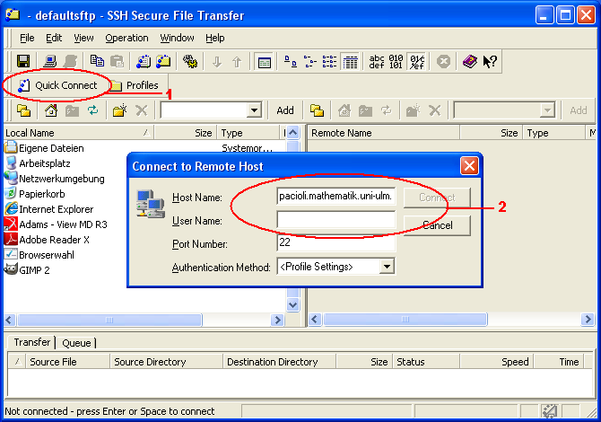 6.1 Windows 6.1.1 mucommander Für Windows bietet sich der plattformunabhängige mucommander an: (http://www.mucommander.com/).