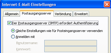 Microsoft Outlook Seite 3 Wichtig: Hier die Ports (POP3) 966 und SMTP 466 eintragen.