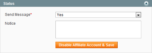 Abbildung 21: Affiliate-Verwaltung Dashboard: Auf dem Dashboard werden einige Informationen zum Affiliate-Account präsentiert.