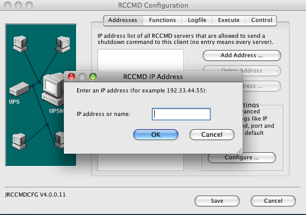 Abb. 89: Prä-Installations-Übersicht Fügen Sie die IP-Adresse des RCCMD Servers hinzu, der