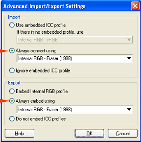 1. Farbeinstellung und Grundkonfiguration bei Corel Draw X4 (Abbildungen können je nach Programmversion abweichen) Grundkenntnisse im Programm werden vorausgesetzt Punkt 1 (Import/Export von Dateien)