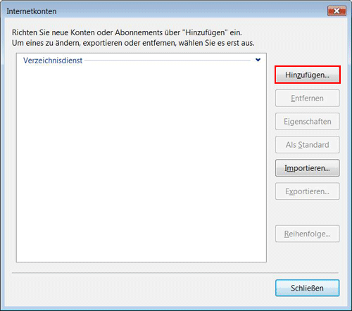 IMAP Konto einrichten Bitte gehen Sie wie folgt vor: 1 Starten Sie das Programm Windows Mail.