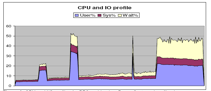 CPU und IO Profile eines Datenbankservers für SAP ERP