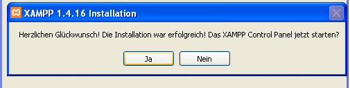 l) Für einige Zeit erscheint ein MS-DOS-Fenster, dass Sie nicht schließen dürfen. m) Anschließend ist auch diese Service-Installation beendet. Klicken Sie OK.