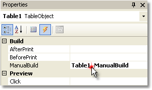 Druck einer Tabelle Eine Tabelle kann in zwei Modi gedruckt werden: Im ersten Modus wird die Tabelle innerhalb der zugehörigen Leiste gedruckt und hat das gleiche Aussehen wie im Designer.