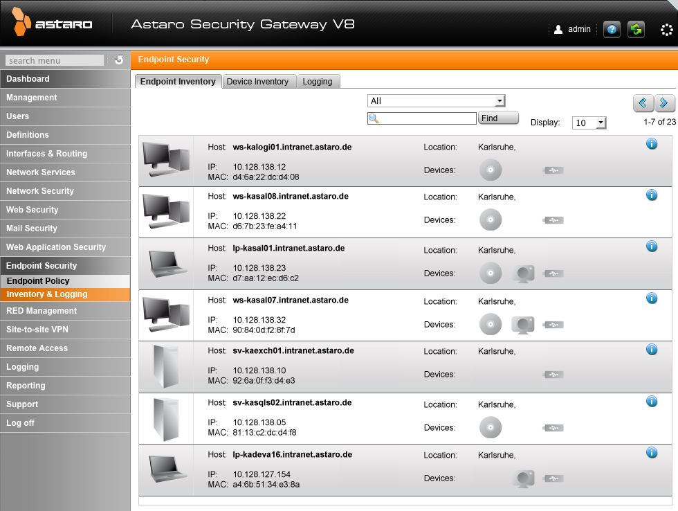 Konfigurationsaufwand einsetzen Produktvorteile Verhindert Datenlecks Keine Übertragung von