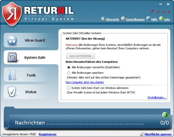 2.7 Returnil Virtual System Produktseite: http://www.returnilvirtualsystem.