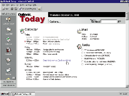 Outlook 98 sorgt für Informationsverwaltung Outlook 98 erschließt neue Möglichkeiten als persönlicher Informationsmanager und als Arbeitsgruppen-Software.