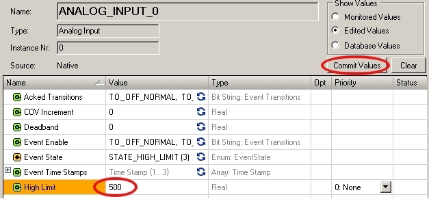 WAGO-Software 759 Beispielkonfiguration 87 31. Klicken Sie auf das konfigurierte Gerät links im Baum. 32. Klicken Sie im Ordner Inputs auf Analog Input_0. 33.