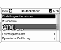 Navigation 65 Eine TMC-Verkehrsmeldung auswählen, um detaillierte Informationen zur betreffenden Verkehrsstörung anzeigen zu lassen.