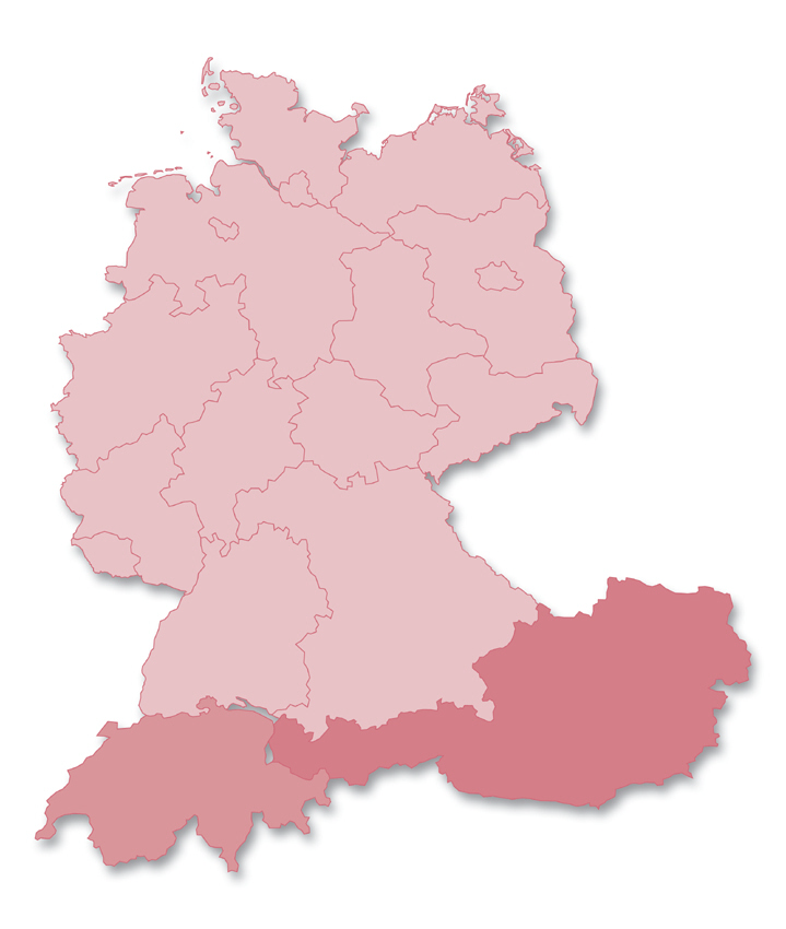 Präsenz Deutschland/Österreich/Schweiz Hamburg Berlin Mülheim an der