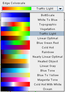 KAPITEL 2. DAS TIMEARCTREES-WERKZEUG 35 Ziel transportiert werden können, ohne eine Kante zweimal zu benutzen. 2.3.2 Farbskalen Die Kantengewichte in der Zeittafel werden mit der Hilfe von Farben dargestellt.