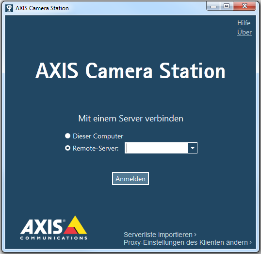 Seite 8 Installationsanleitung füraxis Camera Station Netzwerkkonfiguration AXIS Camera Station kann Videobilder von Kameras und Video-Encodern aufzeichnen und wiedergeben, die über ein LAN (Local