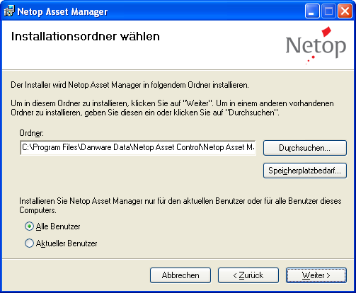 Installation von Netop Asset Control 3 Installation von Netop Asset Control Die folgenden Komponenten sind Voraussetzung für ein voll funktionales Netop Asset Control- System: Netop Asset Manager