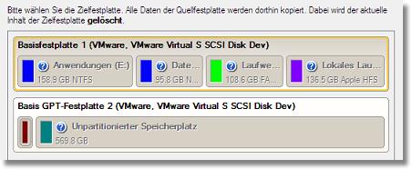 2 System auf neuen Datenträger übertragen (bis zu 2,2 TB) Sie haben eine neue Festplatte mit einer Kapazität unter 2TB gekauft.