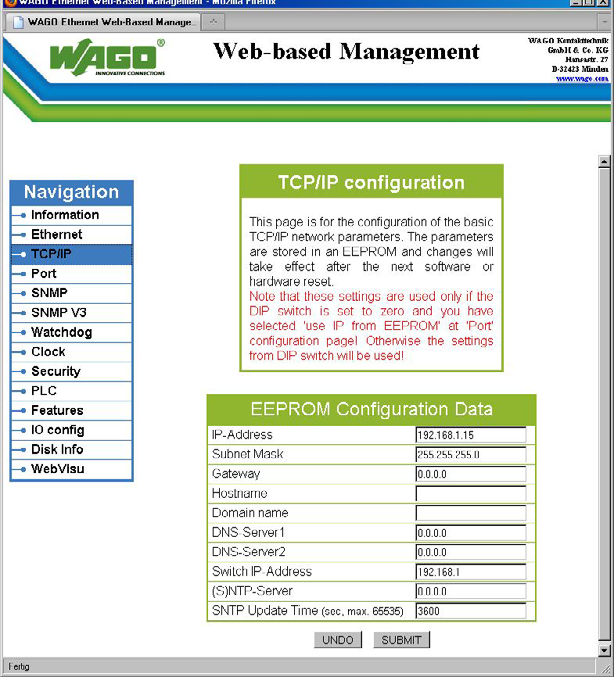 Pos: 84.13 /Serie 750 (WAGO-I/O-SYSTEM)/Web-based Management-System/Seite Ethernet/Hinweis: ETHERNET-Übertragungsmodus korrekt konfigurieren! (zu "Enable autonegatiation") 881, 882,.