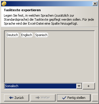 88 Task Generator (Data Converter) Formular-Texte zum Übersetzen exportieren und importieren Es werden alle Task Generatoren auf der inubit Process Engine aufgelistet, die Sie (entsprechend Ihrer