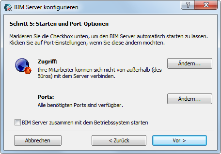 GRAPHISOFT BIM Server im BIM Server Manager auf der Seite Nutzer weitere Server