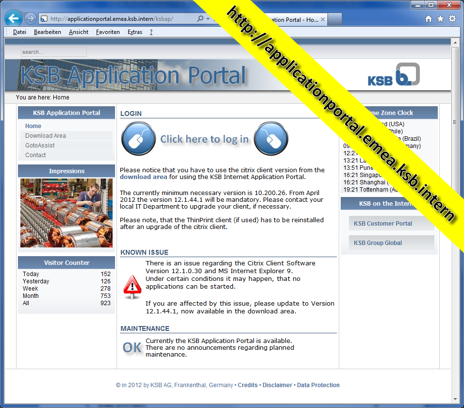 Bedienungsanleitung KSB Application Portal Ersteller: Dirk Wedekind, CI-CX 42, KSB AG, Germany (dirk.