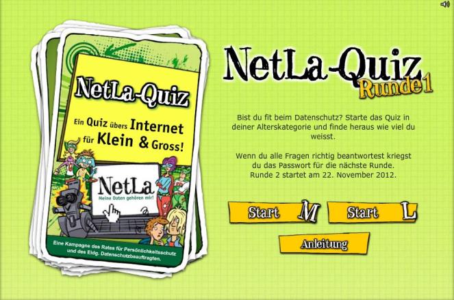 Seite 3 Grundlagen für die Lehrperson Die Lektionseinheit basiert auf dem Kartenspiel «NetLa-Quiz».
