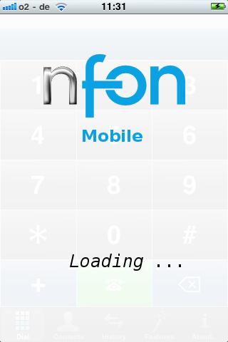 4. Starten des Programms Nach Abschluss der Installation finden Sie den FMC Client unter nfon Mobile in Ihrem iphone.