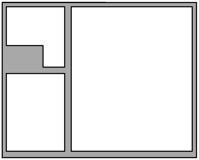 Der Koffer besteht aus insgesamt 3 Einlagen, wobei eine Einlage im Deckel eingelassen ist und zwei Einlagen im Kofferboden (übereinander).