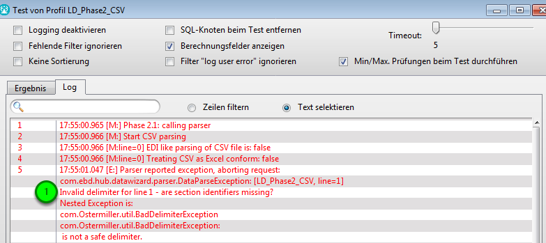 Lobster data erwartet, dass auch der Zielbaum Elemente enthält. Das geht am einfachsten, indem Sie den 1:1 Mapping -Button drücken (siehe hierzu auch Abschnitt 3.5.2 Das 1:1-Mapping).