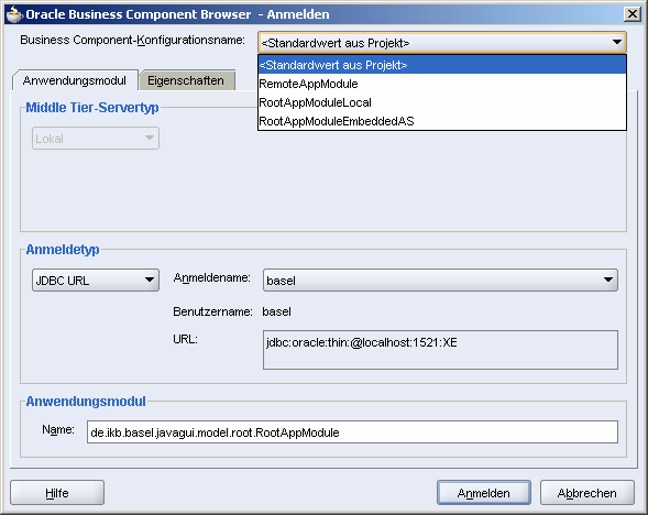 Configuratation Manager / RootAM testen Konfigurieren Testen