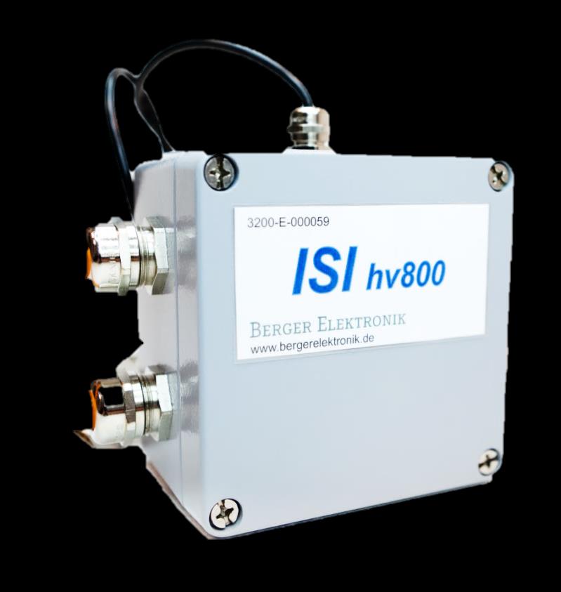 ISI hv500 / ISI hv800 Komplett Galvanisch isolierte Hochvoltmessboxen 6 Spannungsverläufe bis 500V / 800V in Hochvolt-Systemen messen und überwachen Eigenschaften Spannungsmessung: von -500 V bis