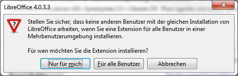 5. Windows Installationen Abbildung 5.93: LibreOffice: Extension Manager 6. Wählen Sie die «OXT-Datei» für das «ecodms Plugin» aus und klicken Sie auf «Öffnen». Abbildung 5.94: LibreOffice: Extension Manager - Datei auswählen 7.