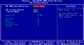 Das BIOS 3-7 Date (mm:dd:yy): Hier können Sie das Datum einstellen: Monat (mm), Datum (dd) und Jahr (yy).