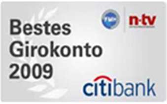 Unsere Auszeichnungen: Als TARGOBANK knüpfen wir an die Auszeichnungen der Citibank an.