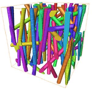 ITWM Fiber Radius Tool Automatische Bildanalyse: Algorithmus liefert Radienschätzung in jedem Pixel innerhalb einer Faser Qualität der