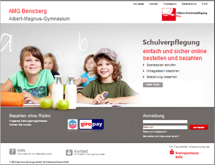 100pro-SchulverplegungPlus Wichtige Internetseiten: www.100pro-schulverpflegungplus.