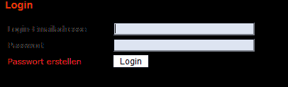 Bei der erstmaligen Anwendung müssen Sie Ihr vpbx-administrator-passwort anfordern. Sie erhalten dieses via unsere Homepage www.e-fon.ch, indem Sie auf Login klicken.