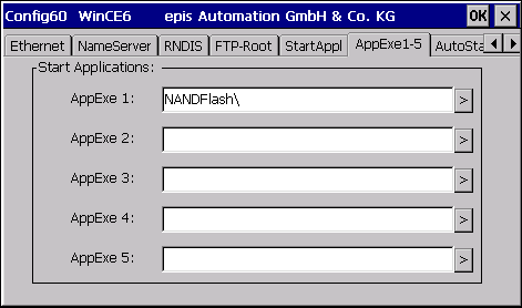 Inbetriebnahme Auswahl Config.