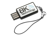 Memosoft MO1057 USB Stick aus Soft PVC mit mattem Finish. Die Vertiefung an der Oberseite kann für ein Doming genutzt werden.