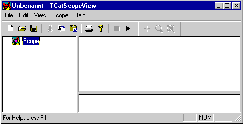 TwinCAT Quick Start Following Program Flow TwinCAT Scope View is used for recording and analysis of the program. Open TwinCAT Scope View: Scope View can only be opened through the start menu.
