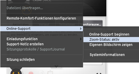 Hierzu entfernen Sie das Häkchen in den Einstellungen oder bei der nächsten Aktivierung der Remote-Komfort- Funktionen im RKF-Dialog.