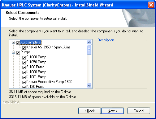 Das Update muss auf eine bereits installierte ClarityChrom installiert werden, den Installationspfad findet der