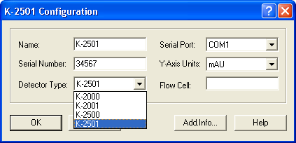 32 Konfiguration Systeme und Geräte Abb. 44 K-2501 Konfigurationsfenster Name Der Name des ausgewählten Gerätes erscheint automatisch.
