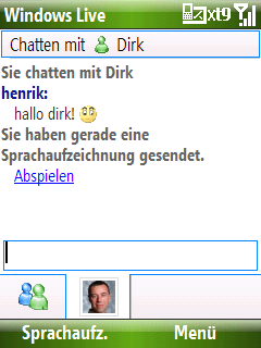 Windows Live Mail auf Mobiltelefonen Zugriff auf Mails