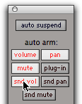 Echtzeit-Plug-Ins werden den Tracks im Inserts- Bedienfeld des Mix- oder Edit-Fensters zugewiesen.