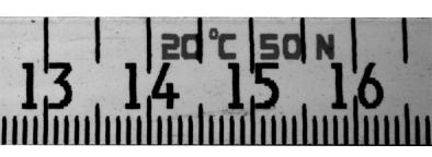 3.3. Maßband Der klassischen Fehler sind Durchhang, Schrägmessung und Temperatur (bei Stahlmaßbändern).