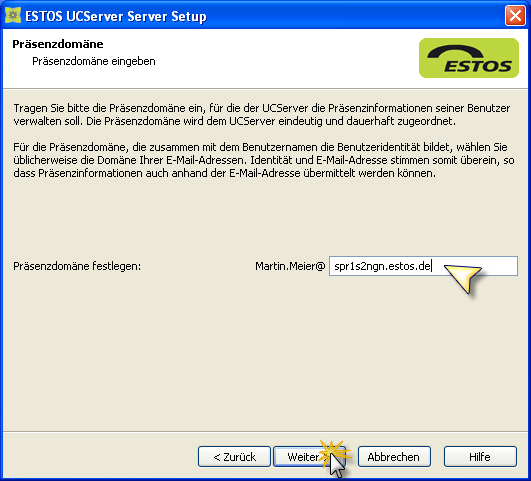 2 Statische Routen 2.1 Installation des UC Servers Führen Sie die ucserver_de.msi aus dem Installationsordner aus. Installieren Sie die Software nicht aus dem gepackten ZIP-Ordner ucserver4.0.x.xxxde.