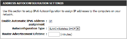 IPv6-Verbindungstyp: 6to4 In diesem Abschnitt können Sie die IPv6 6to4-Verbindungseinstellungen konfigurieren.