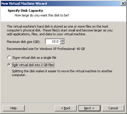 Betriebssystem und Version auswählen Name der virtuellen Maschine und Speicherort eingeben.